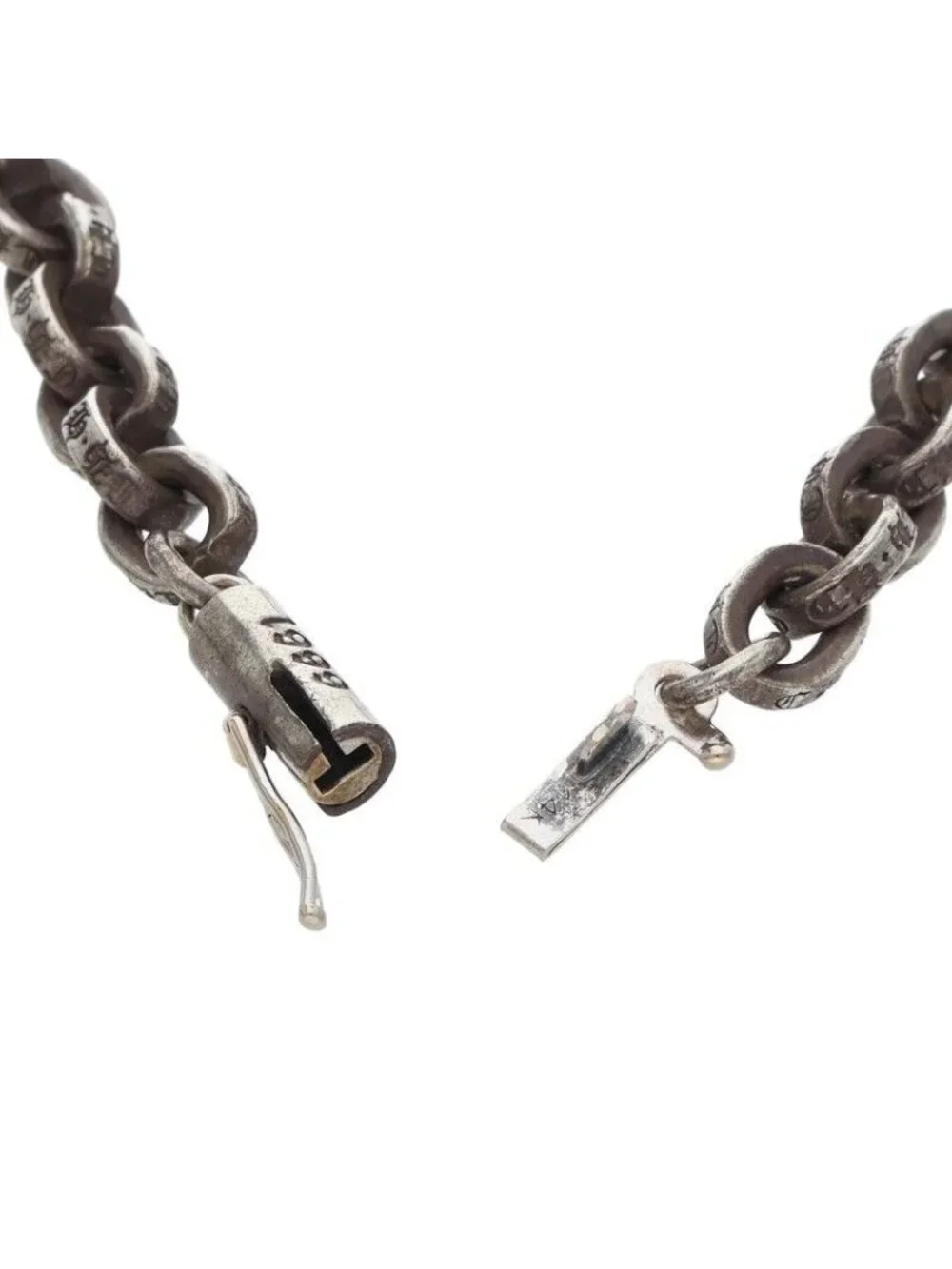 Chrome Hearts Paper Chain 20 Silver Necklace